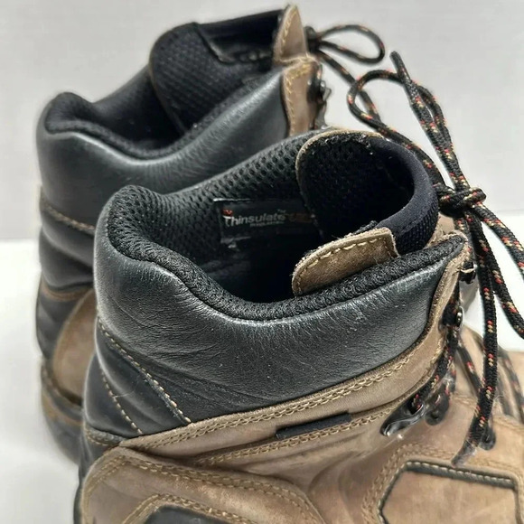 Red Wing Steel Toe Boots ASTM F 2413-11 Brown Lace Up Waterproof Men\'s Size 10 D main image 11